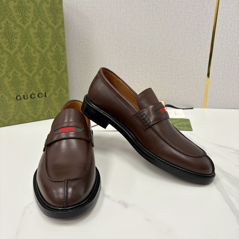 GUCCI 남성 심플 Jordaan 로퍼 구두 001-228171