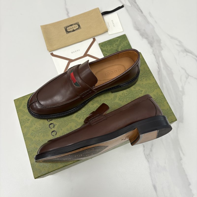 GUCCI 남성 심플 Jordaan 로퍼 구두 001-228171