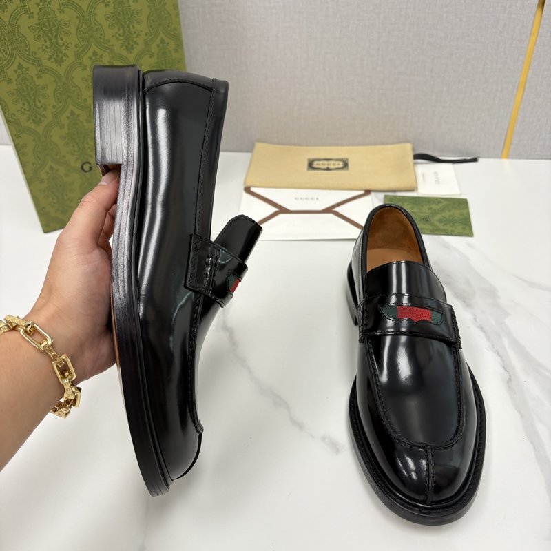 GUCCI 남성 Jordaan 심플 로퍼 구두 001-228173
