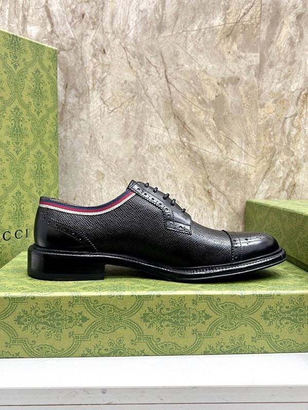 GUCCI 웹 스트라이프 더블 G 로퍼 001-228178