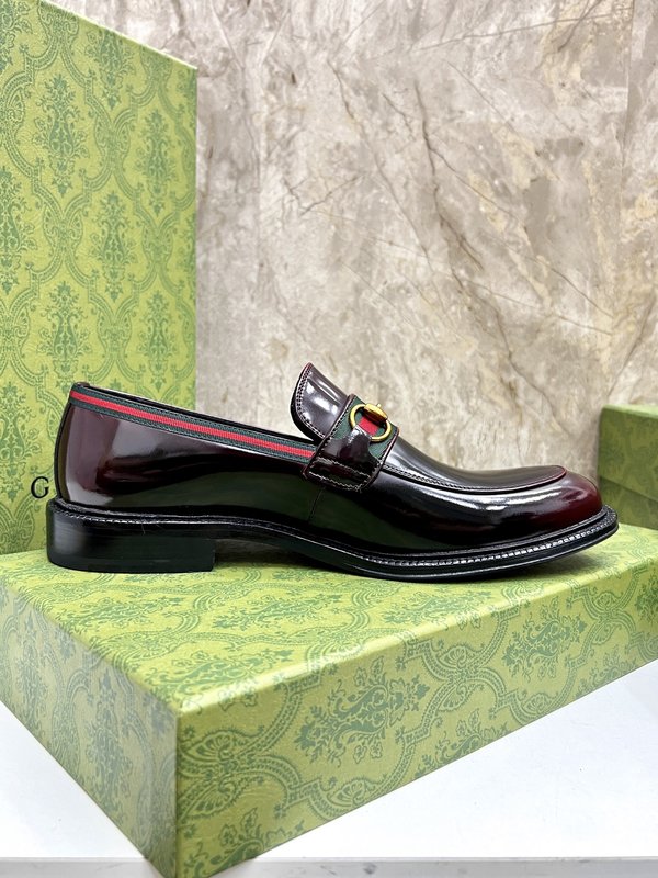 GUCCI 스트라이프 더블 G 로퍼 001-228183