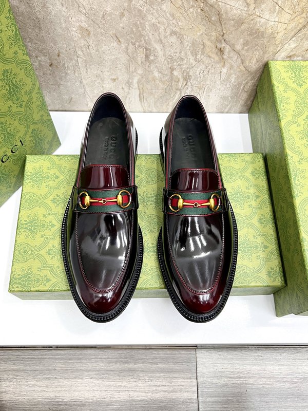 GUCCI 스트라이프 더블 G 로퍼 001-228183
