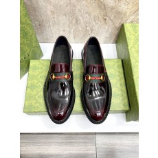 GUCCI 스트라이프 더블 G 로퍼 001-228183