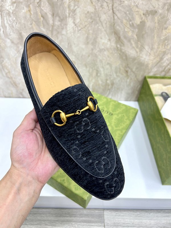 GUCCI 스트라이프 더블 G 로퍼 001-228193