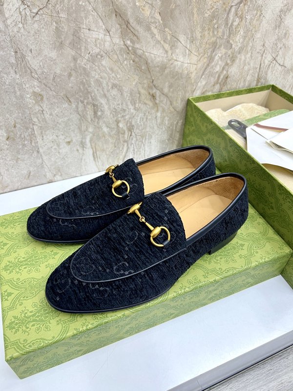 GUCCI 스트라이프 더블 G 로퍼 001-228193