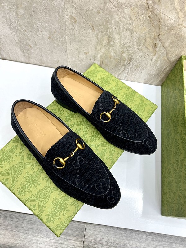 GUCCI 스트라이프 더블 G 로퍼 001-228193