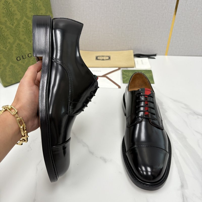 GUCCI 남성 클래식 웹팅 정장 구두 001-228202