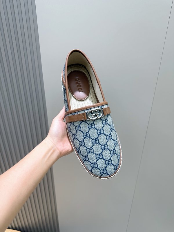 GUCCI 이탈리아 수입 스웨이드 에스파드릴 001-228217