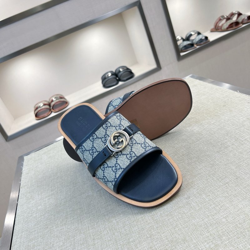 Gucci 오리지널 커스텀 가죽 슬리퍼 001-228232