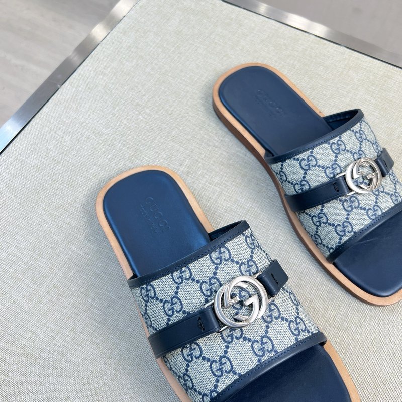 Gucci 오리지널 커스텀 가죽 슬리퍼 001-228232