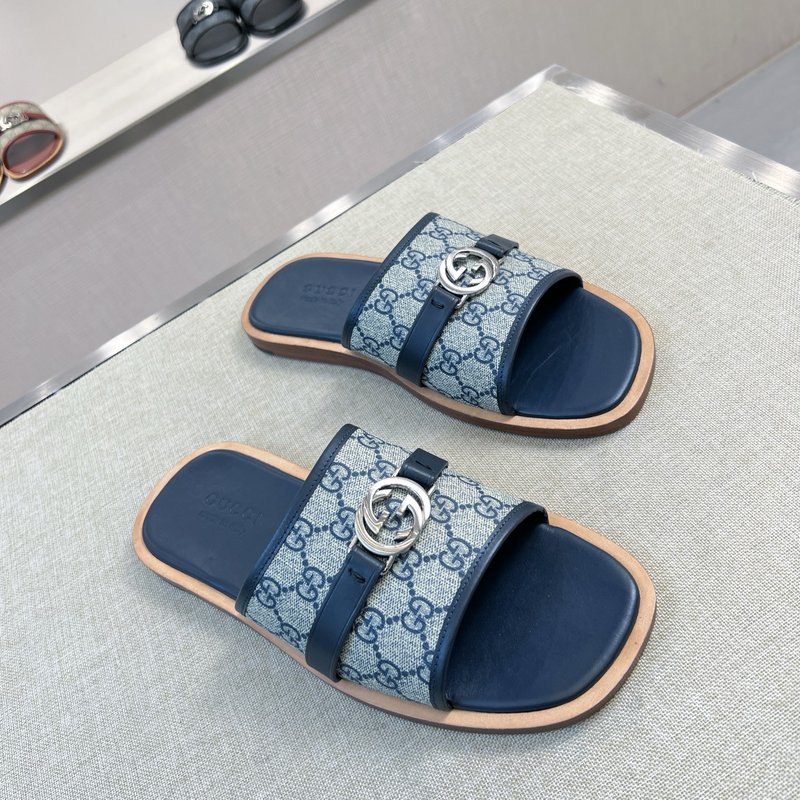 Gucci 오리지널 커스텀 가죽 슬리퍼 001-228232