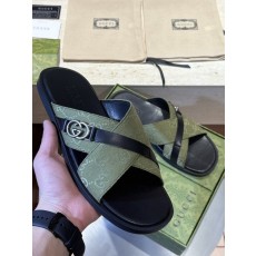 GUCCI 남성 크로스 샌들 더블 G 로고 001-228259