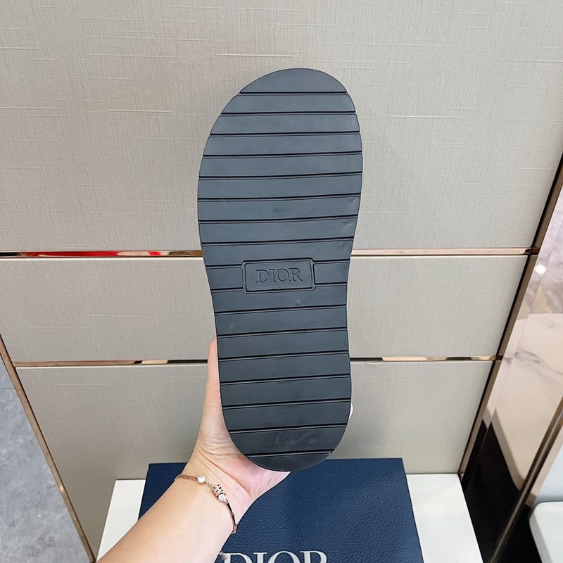 디올 CD 패턴 벨크로 남성 샌들 001-228279