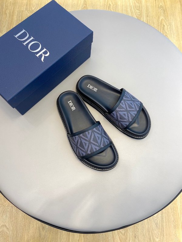 Dior 남성 수입 가죽 슬리퍼 001-228288