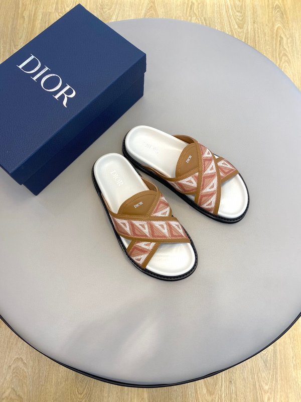 Dior 남성 수입 가죽 슬리퍼 001-228288