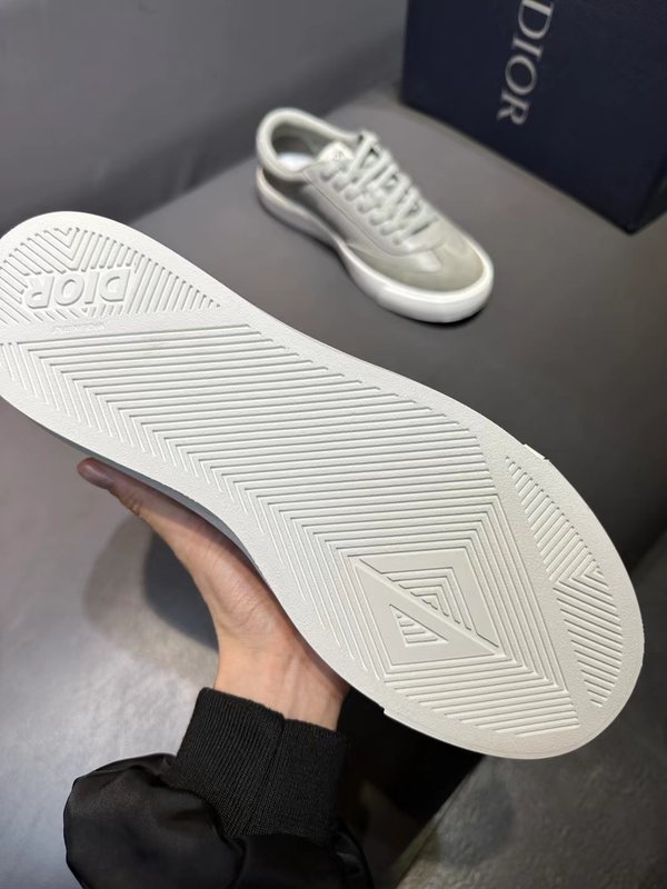 디올 DIOR 레트로 조깅 운동화 가죽 로우탑 001-228289