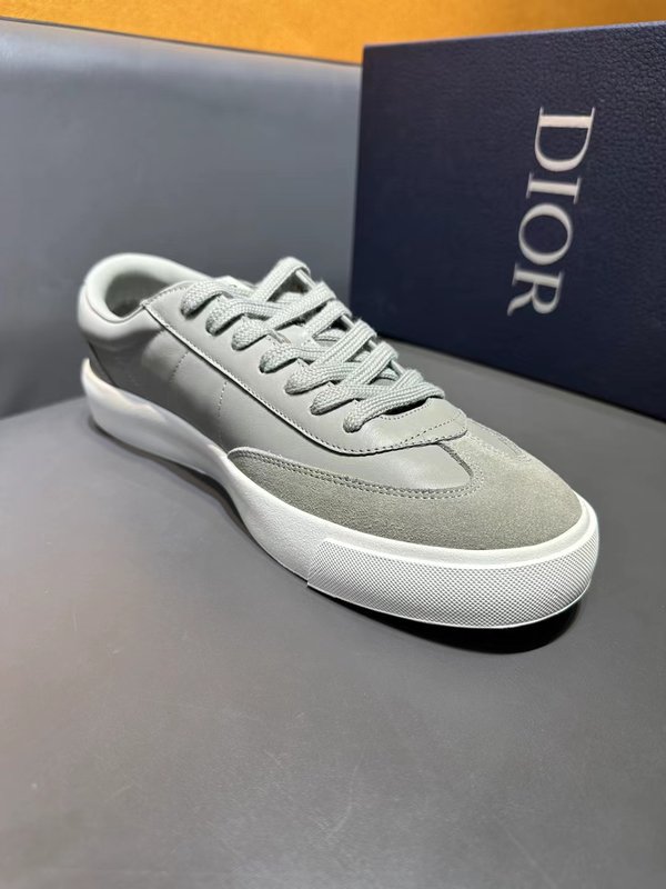 디올 DIOR 레트로 조깅 운동화 가죽 로우탑 001-228289