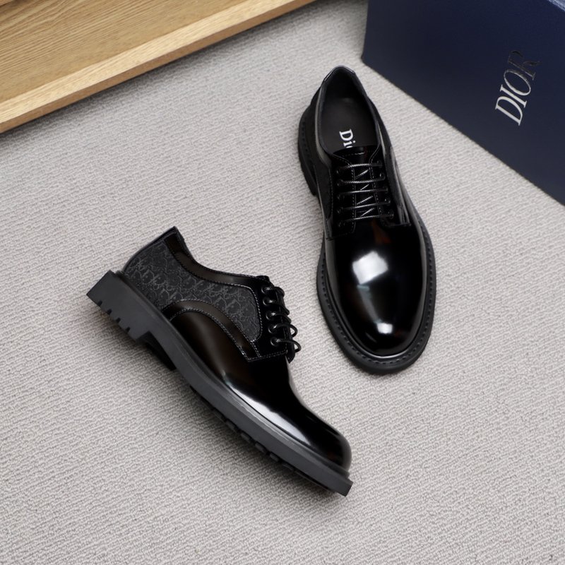 Dior Explorer 블랙 카프스킨 더비슈즈 001-228300