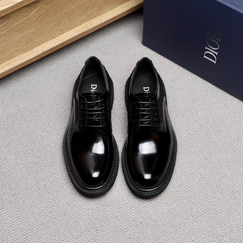 Dior Explorer 블랙 카프스킨 더비슈즈 001-228300