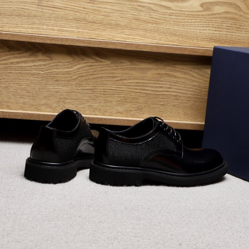 Dior Explorer 블랙 카프스킨 더비슈즈 001-228300