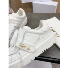 DIOR 커플 클래식 조개껍질 헤드 화이트 슈즈 001-228305