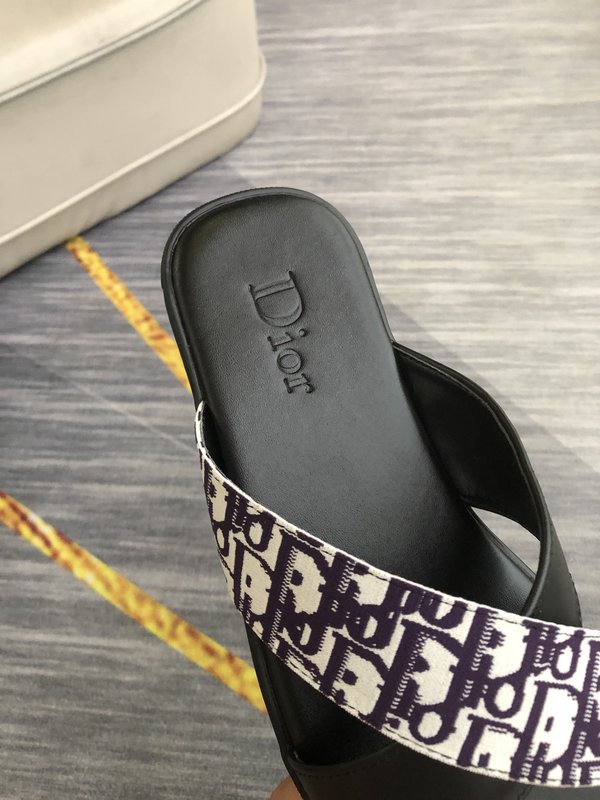 Dior 남성 레터 프린트 캐주얼 슬리퍼 001-228308