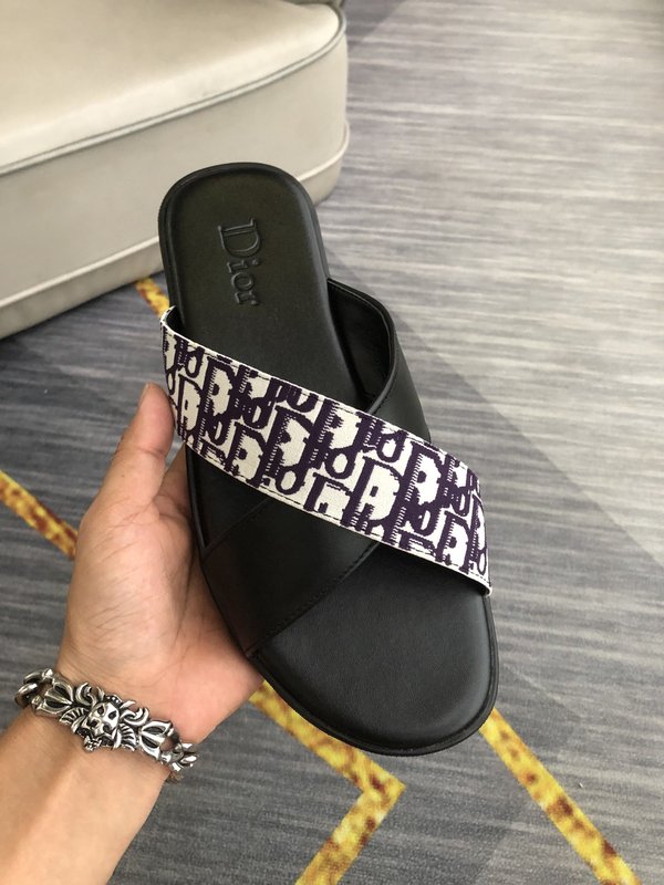 Dior 남성 레터 프린트 캐주얼 슬리퍼 001-228308