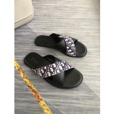 Dior 남성 레터 프린트 캐주얼 슬리퍼 001-228308