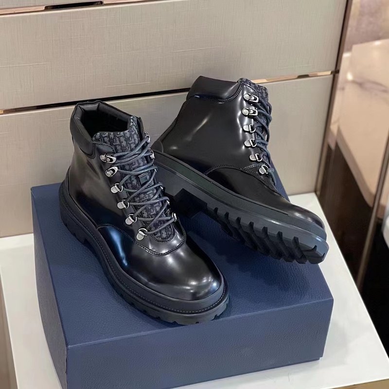 Dior Explorer 남성 군용풍 가죽 부츠 001-228315