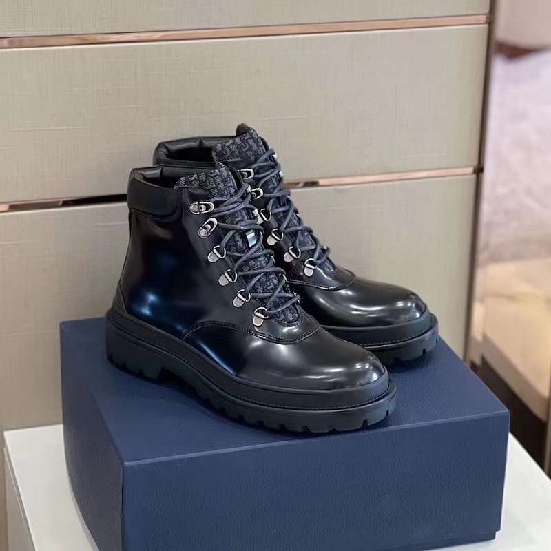 Dior Explorer 남성 군용풍 가죽 부츠 001-228315