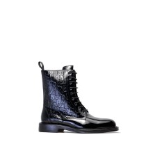 Dior 2021 년 레이스업 하이 부츠 가죽 바닥 001-228335