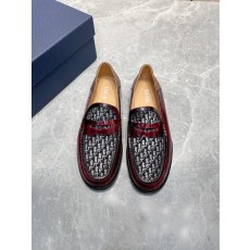 Dior 디올 구드이어 수제 프린트 가죽 로퍼 001-228351