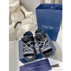 Dior H-Town 블랙 내추럴 샌들 001-228366