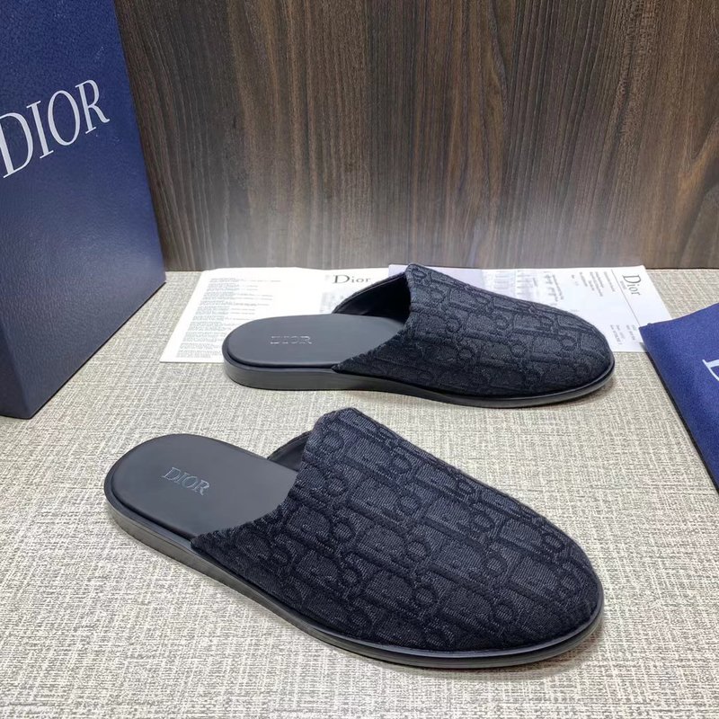 DIOR 디올르 남성 여름 캔버스 슬리퍼 001-228377