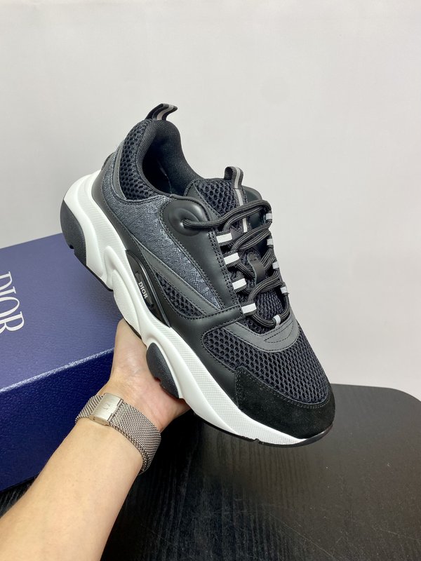 Dior B22 레트로 스플라이스 로우톱 운동화 001-228391