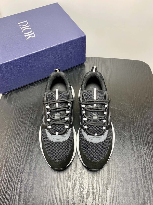Dior B22 레트로 스플라이스 로우톱 운동화 001-228391