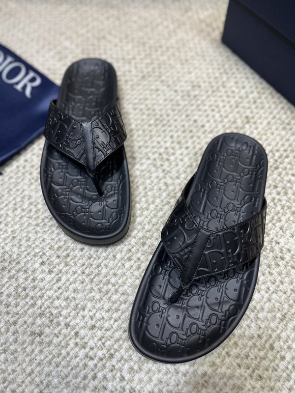 Dior 남성용 가죽 자카드 샌들 001-228417