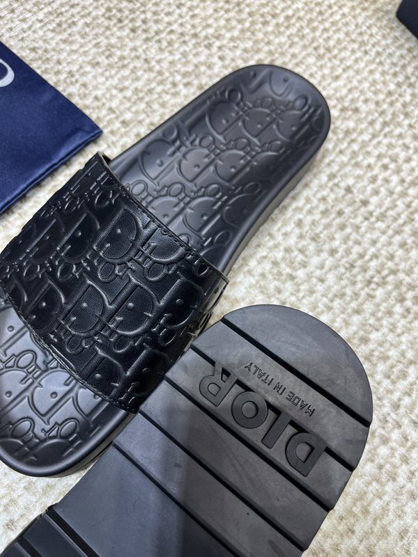 Dior 남성용 가죽 자카드 샌들 001-228417