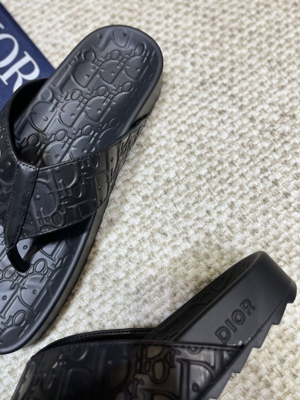 Dior 남성용 가죽 자카드 샌들 001-228417