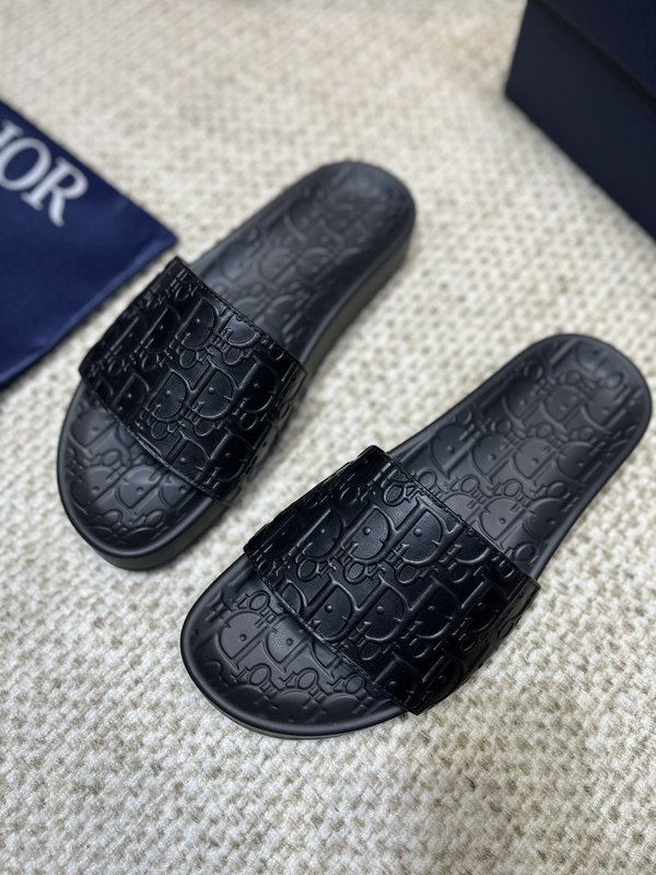 Dior 남성용 가죽 자카드 샌들 001-228417