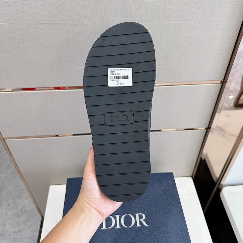 DIOR Aqua 남성 교차 밴드 슬리퍼 001-228419