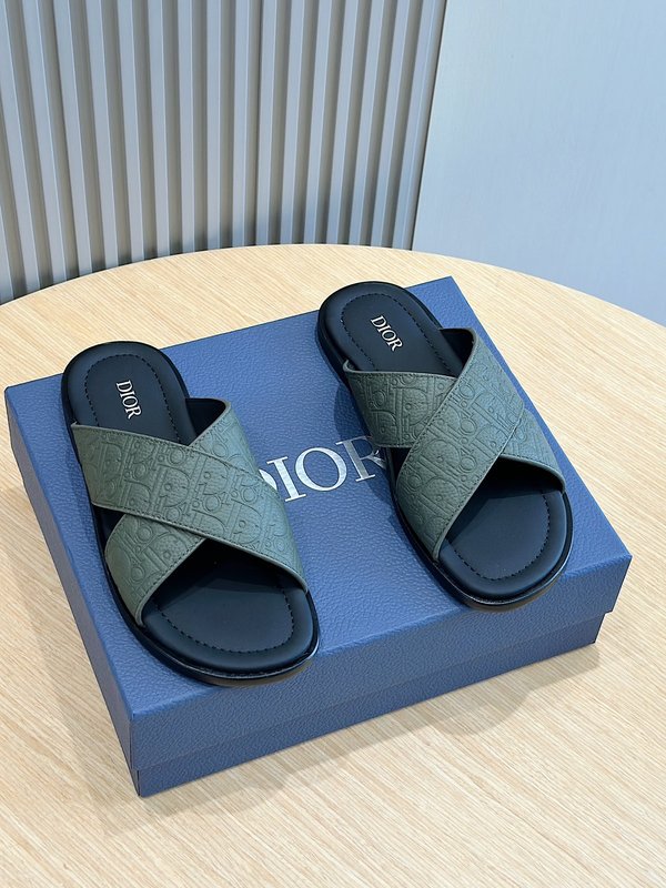 Dior Alias 남성 레더 슬리퍼 001-228439