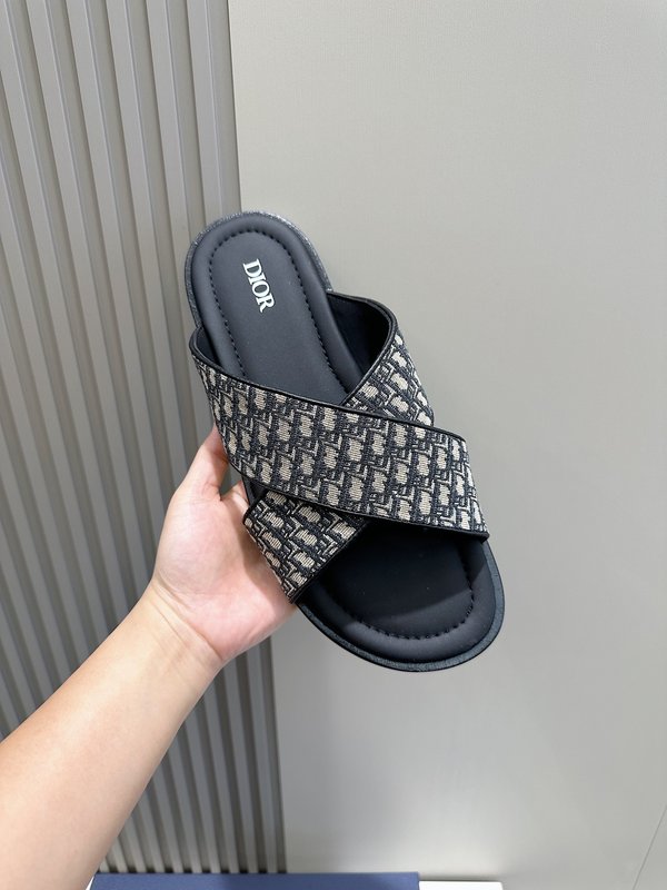 Dior Alias 남성 레더 슬리퍼 001-228446