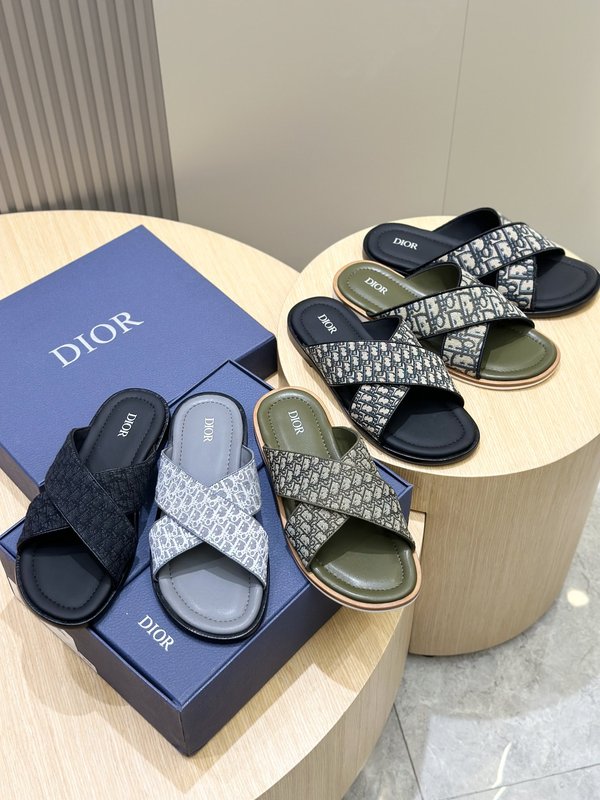 Dior Alias 남성 레더 슬리퍼 001-228446