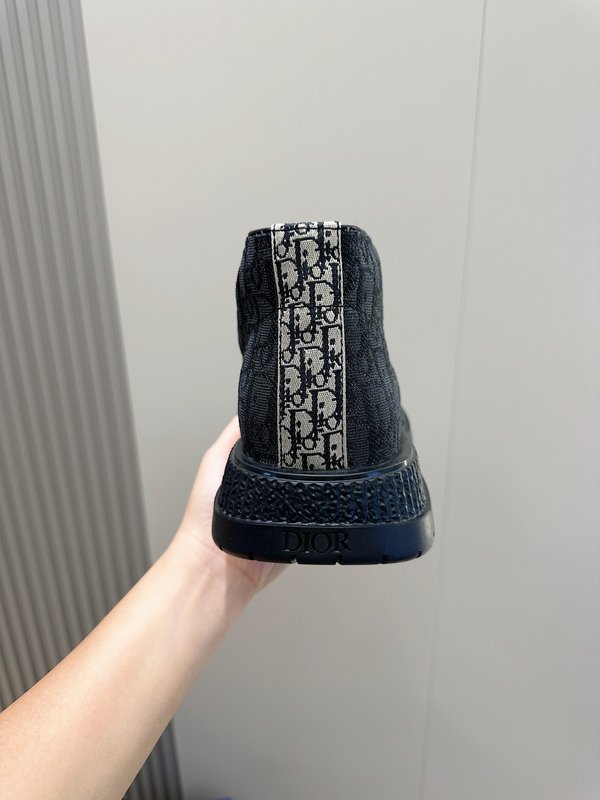 Dior 남성 레이싱 스웨드 가죽 하이톱 부츠 001-228454