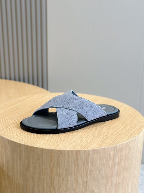 Dior Alias 남성 가죽 슬리퍼 001-228455