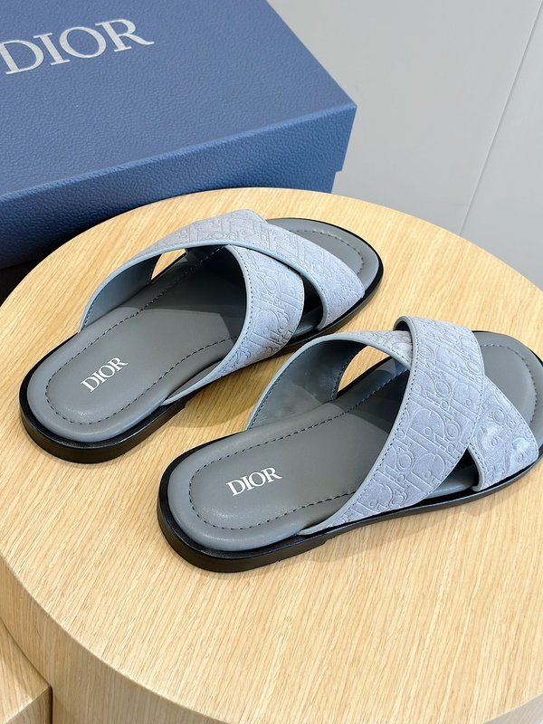 Dior Alias 남성 가죽 슬리퍼 001-228455