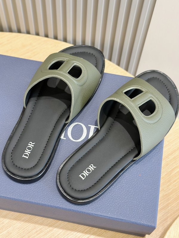 Dior Alias 남성 가죽 슬리퍼 001-228456