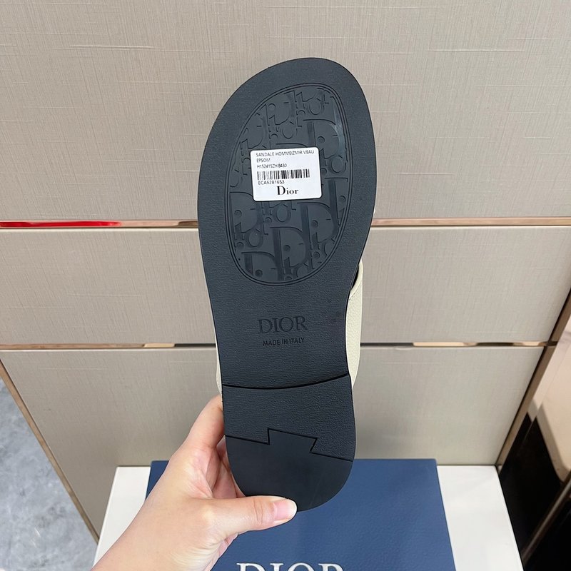 Dior Alias 남성 그레인 가죽 슬리퍼 001-228461