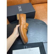 Dior 디올 레이스업 조각상 워시드 가죽 구두 001-228497